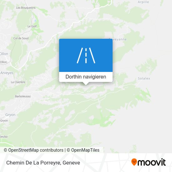 Chemin De La Porreyre Karte