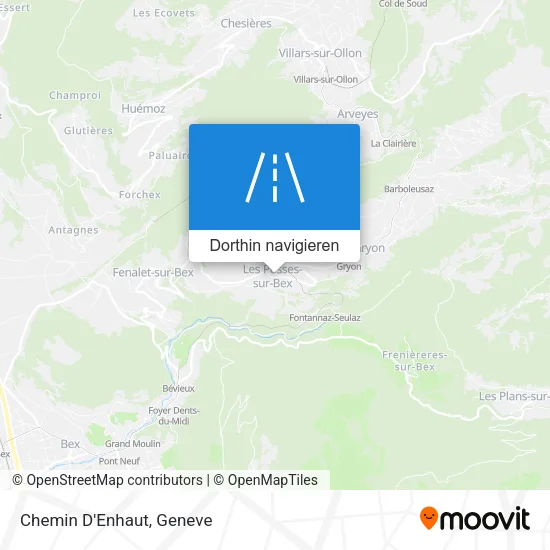 Chemin D'Enhaut Karte