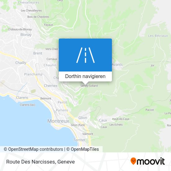 Route Des Narcisses Karte