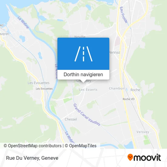 Rue Du Verney Karte