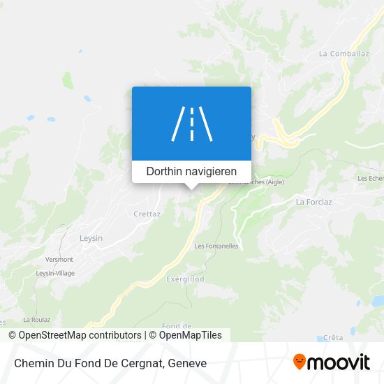 Chemin Du Fond De Cergnat Karte