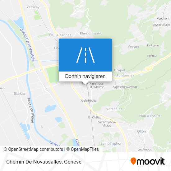 Chemin De Novassalles Karte