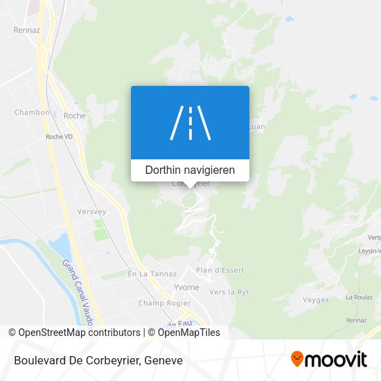 Boulevard De Corbeyrier Karte