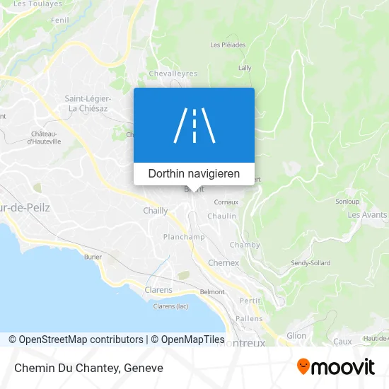 Chemin Du Chantey Karte