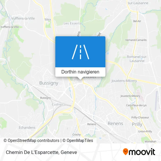 Chemin De L'Esparcette Karte