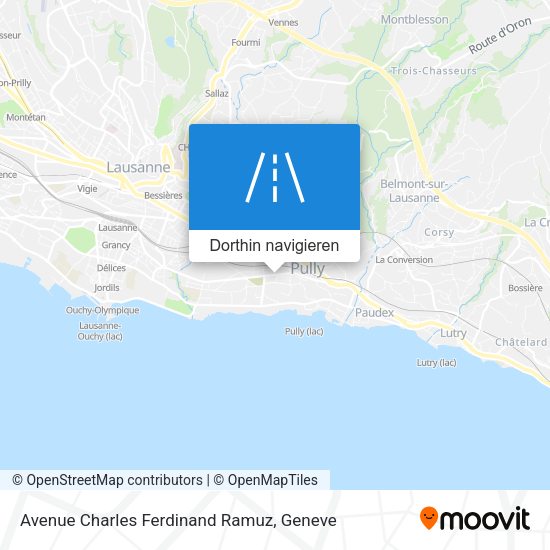 Avenue Charles Ferdinand Ramuz Karte