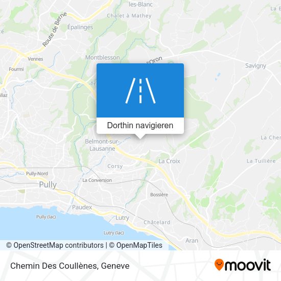 Chemin Des Coullènes Karte
