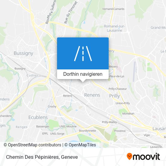 Chemin Des Pépinières Karte