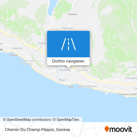 Chemin Du Champ-Pâquis Karte