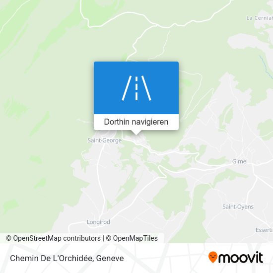 Chemin De L'Orchidée Karte