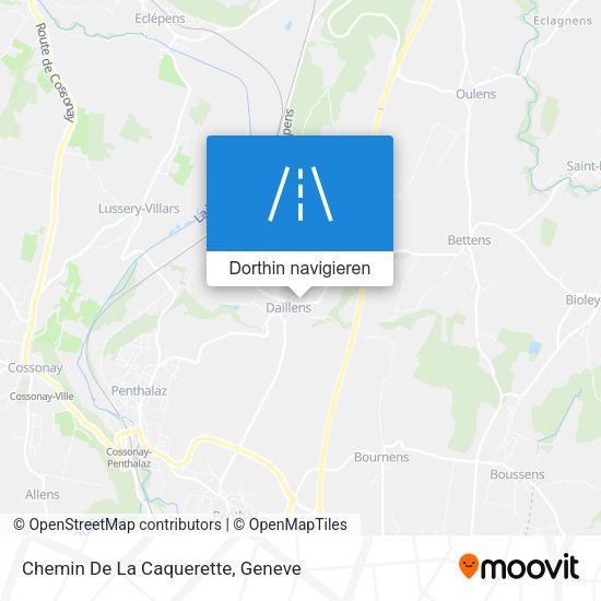 Chemin De La Caquerette Karte