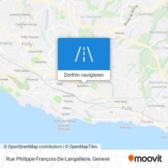 Rue Philippe-François-De-Langallerie Karte