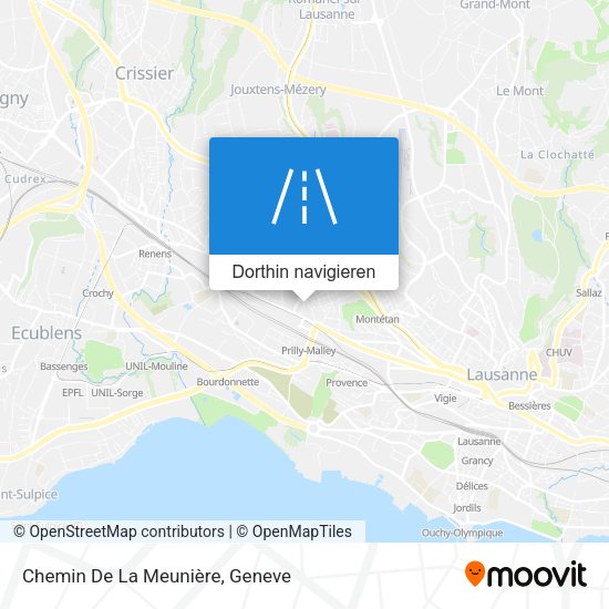Chemin De La Meunière Karte