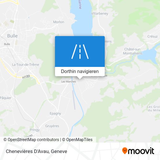 Chenevières D'Avau Karte