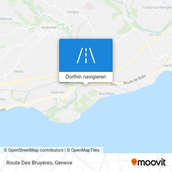 Route Des Bruyères Karte