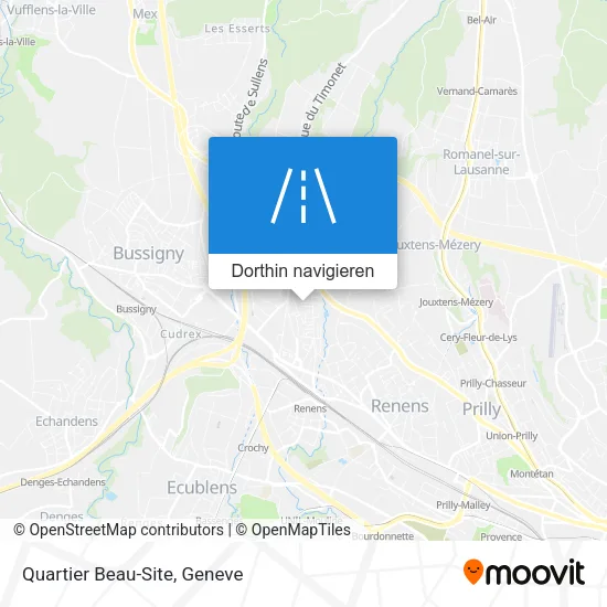 Quartier Beau-Site Karte