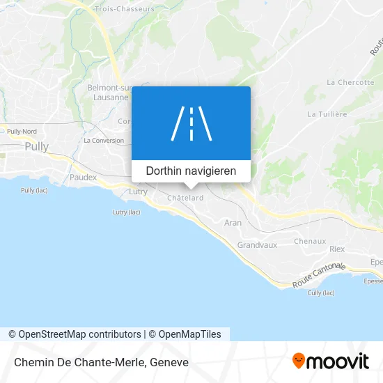 Chemin De Chante-Merle Karte