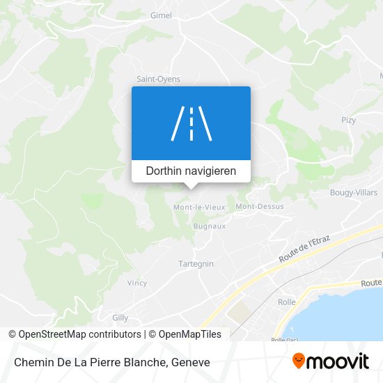 Chemin De La Pierre Blanche Karte