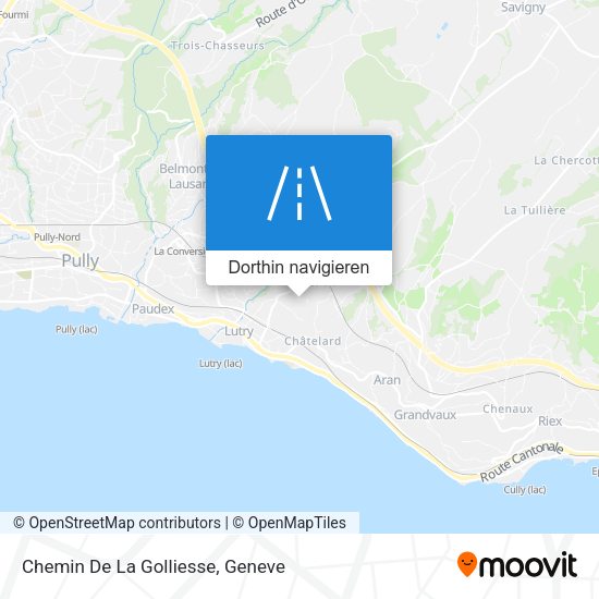 Chemin De La Golliesse Karte