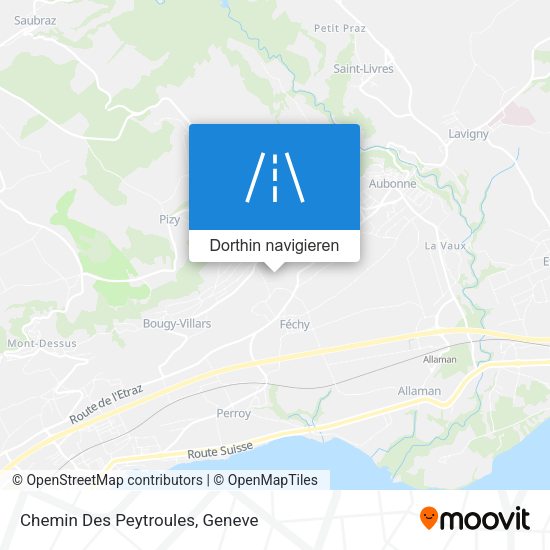 Chemin Des Peytroules Karte