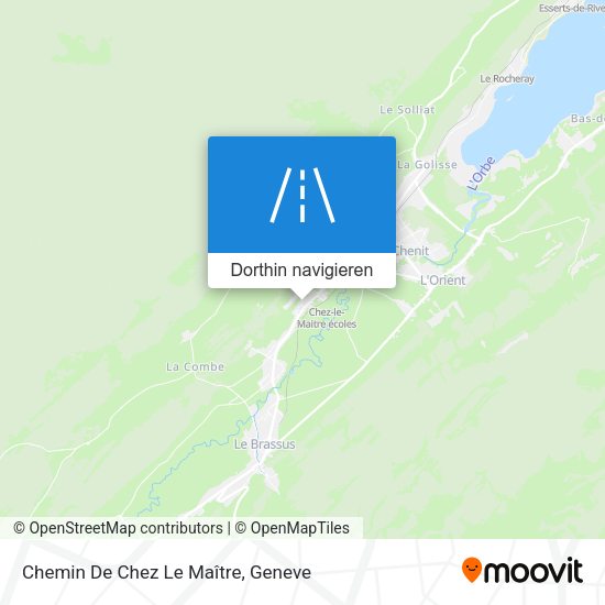 Chemin De Chez Le Maître Karte