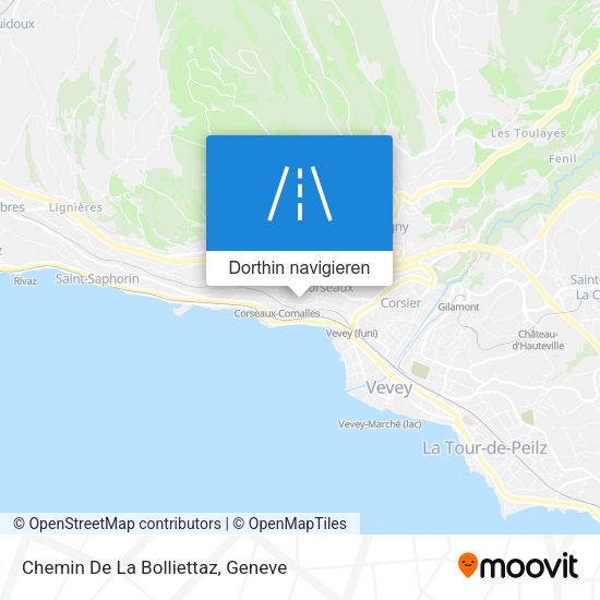 Chemin De La Bolliettaz Karte