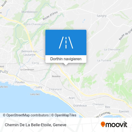 Chemin De La Belle-Etoile Karte