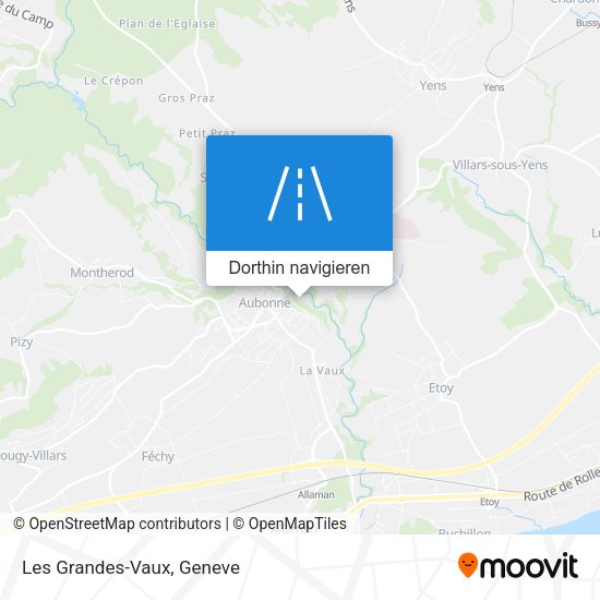 Les Grandes-Vaux Karte