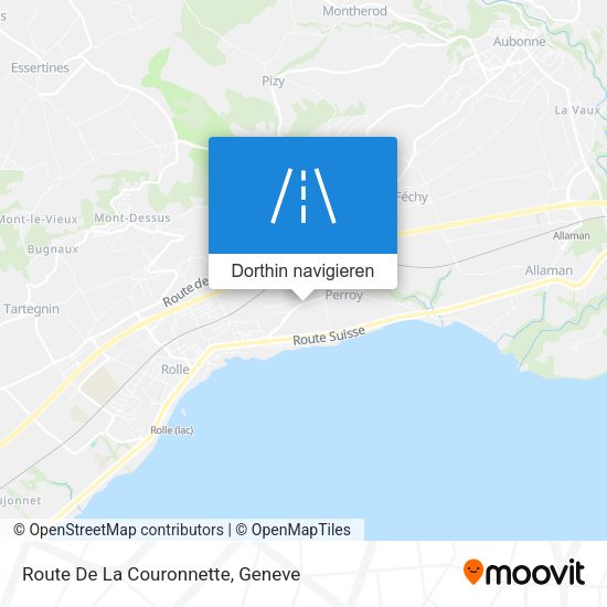 Route De La Couronnette Karte