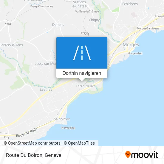 Route Du Boiron Karte