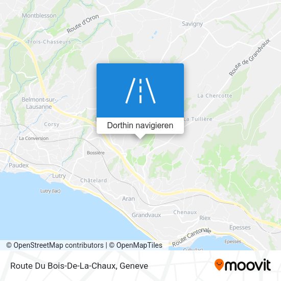 Route Du Bois-De-La-Chaux Karte