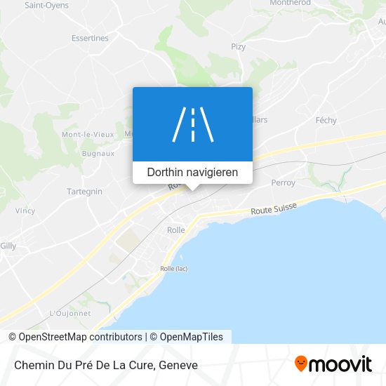 Chemin Du Pré De La Cure Karte