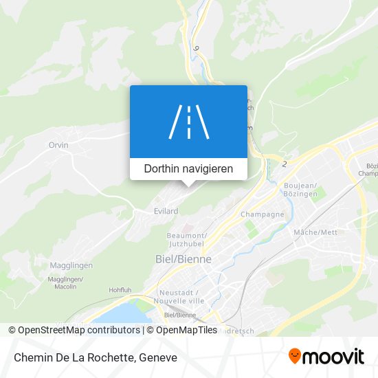 Chemin De La Rochette Karte