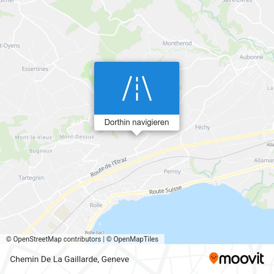 Chemin De La Gaillarde Karte