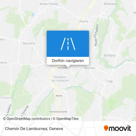 Chemin De Lamburnex Karte
