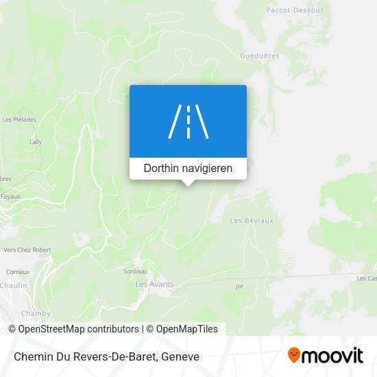 Chemin Du Revers-De-Baret Karte