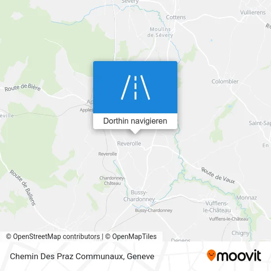 Chemin Des Praz Communaux Karte