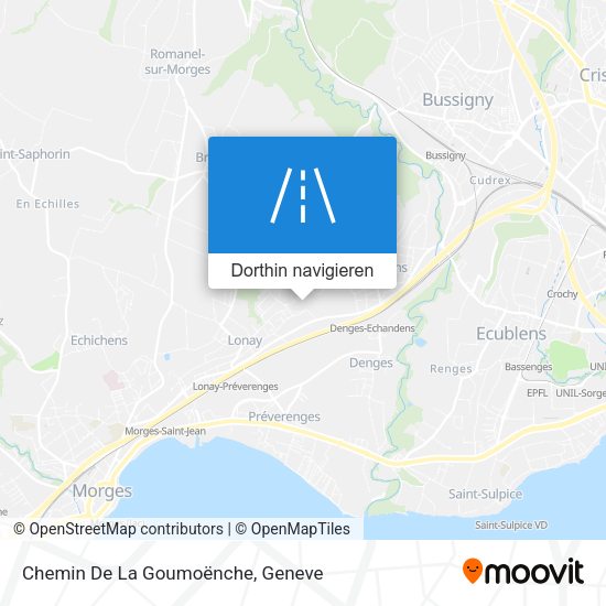 Chemin De La Goumoënche Karte