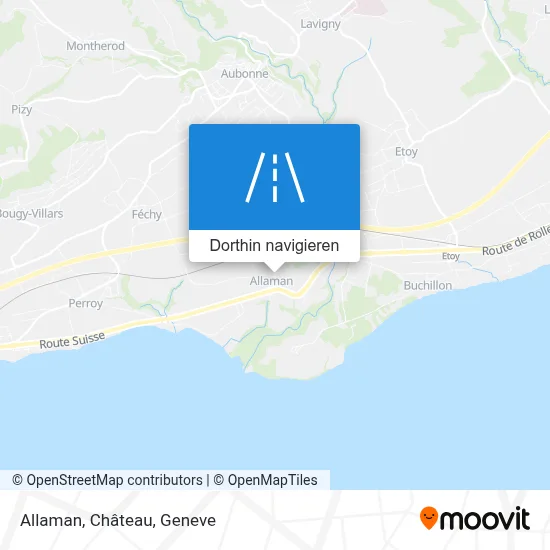 Allaman, Château Karte