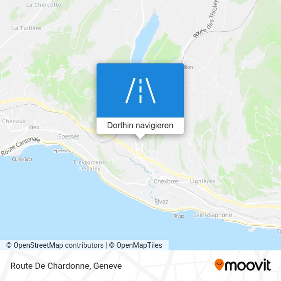 Route De Chardonne Karte