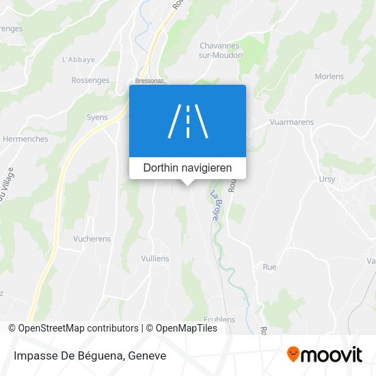 Impasse De Béguena Karte