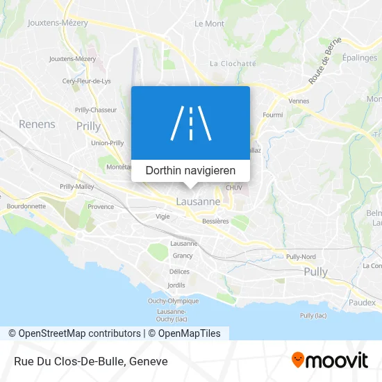 Rue Du Clos-De-Bulle Karte