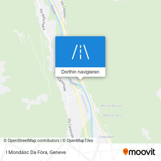 I Mondásc Da Fòra Karte