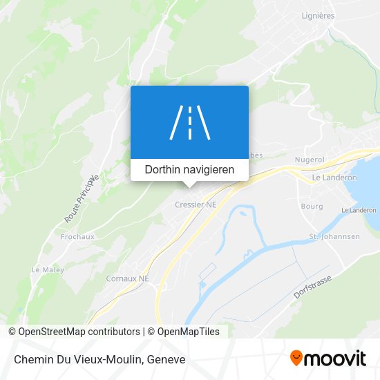 Chemin Du Vieux-Moulin Karte