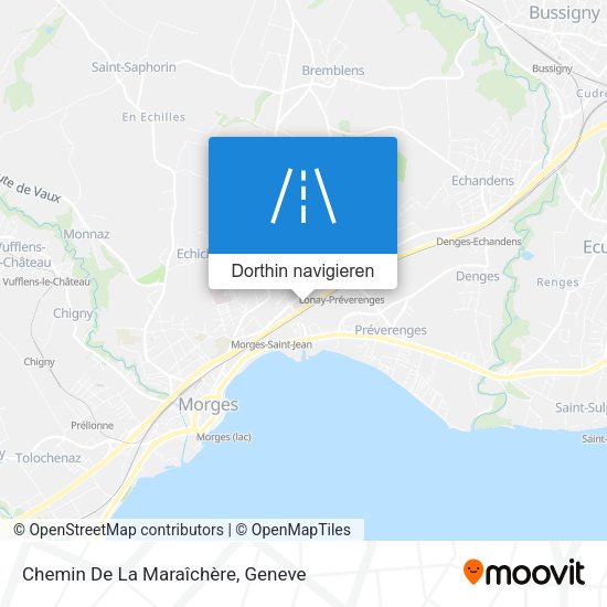 Chemin De La Maraîchère Karte