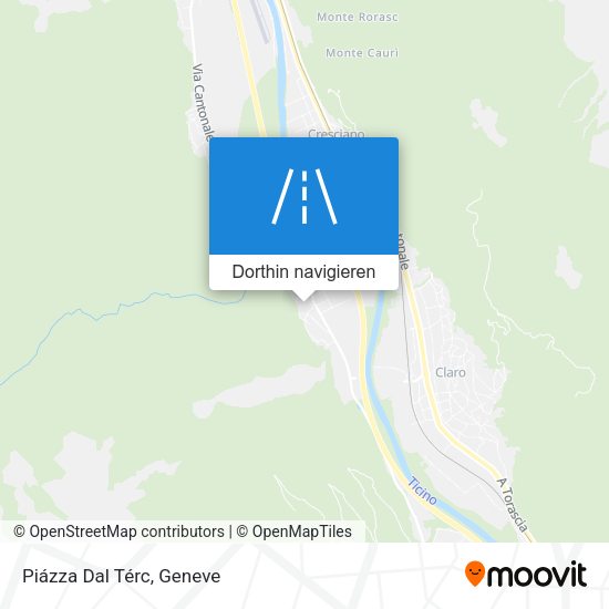 Piázza Dal Térc Karte