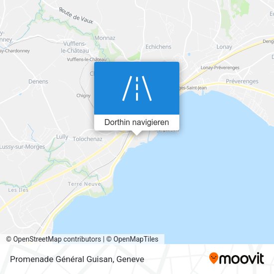 Promenade Général Guisan Karte
