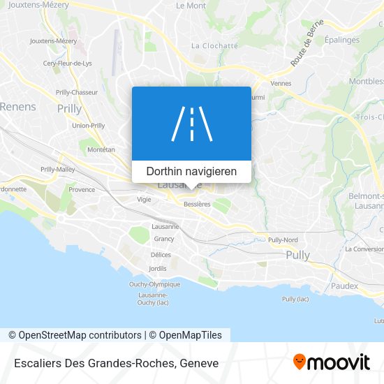Escaliers Des Grandes-Roches Karte