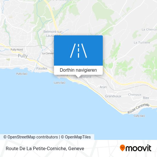 Route De La Petite-Corniche Karte