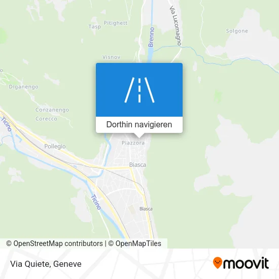 Via Quiete Karte